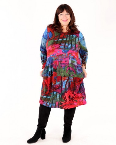 Printed Dress 100% Organic...