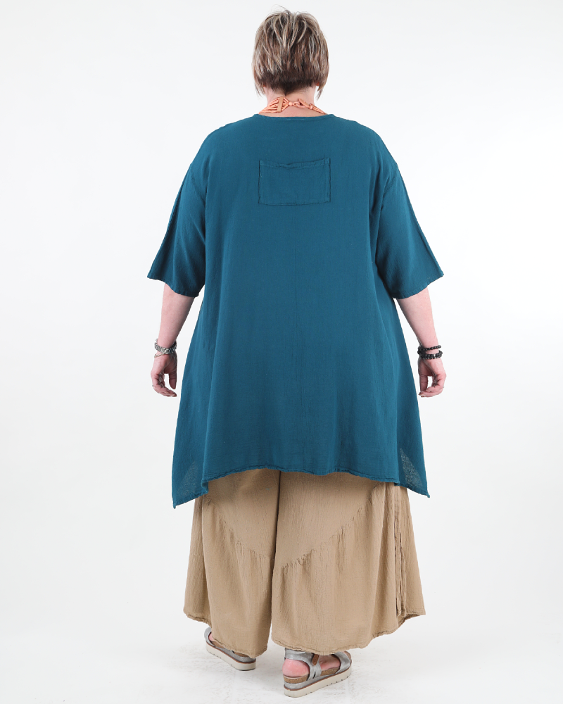 100% cotton Breeze pants taupe - Oh my Gauze!