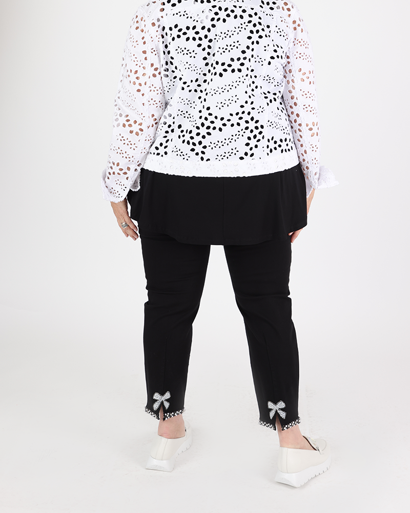 Black Coquette Pants - Frank Lyman