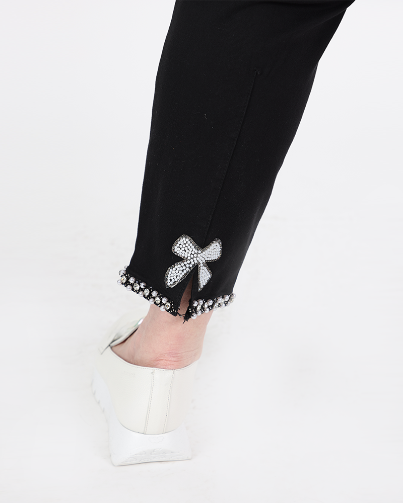 Black Coquette Pants - Frank Lyman