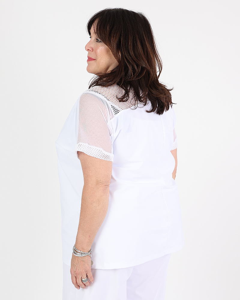 Korine White Tunic - Maloka