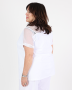 Korine White Tunic - Maloka