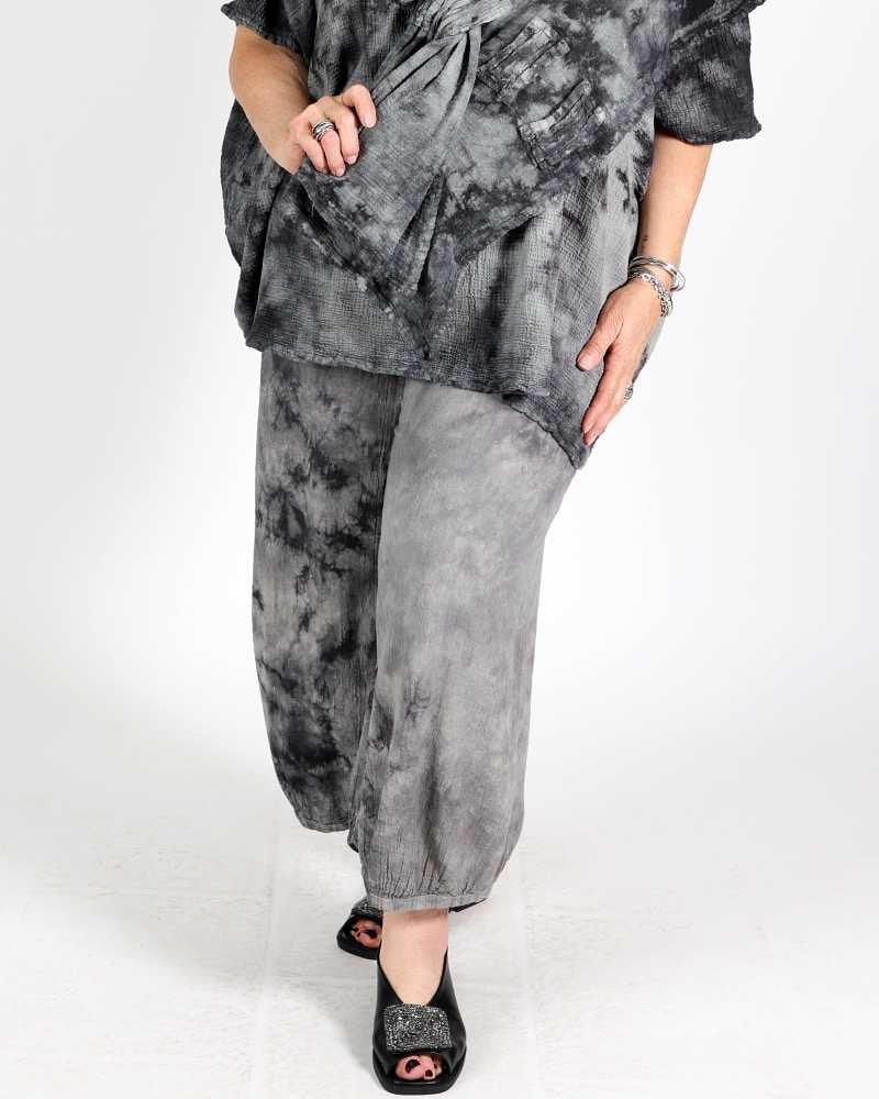 Washed Black Coraire Trousers - Oh my Gauze!