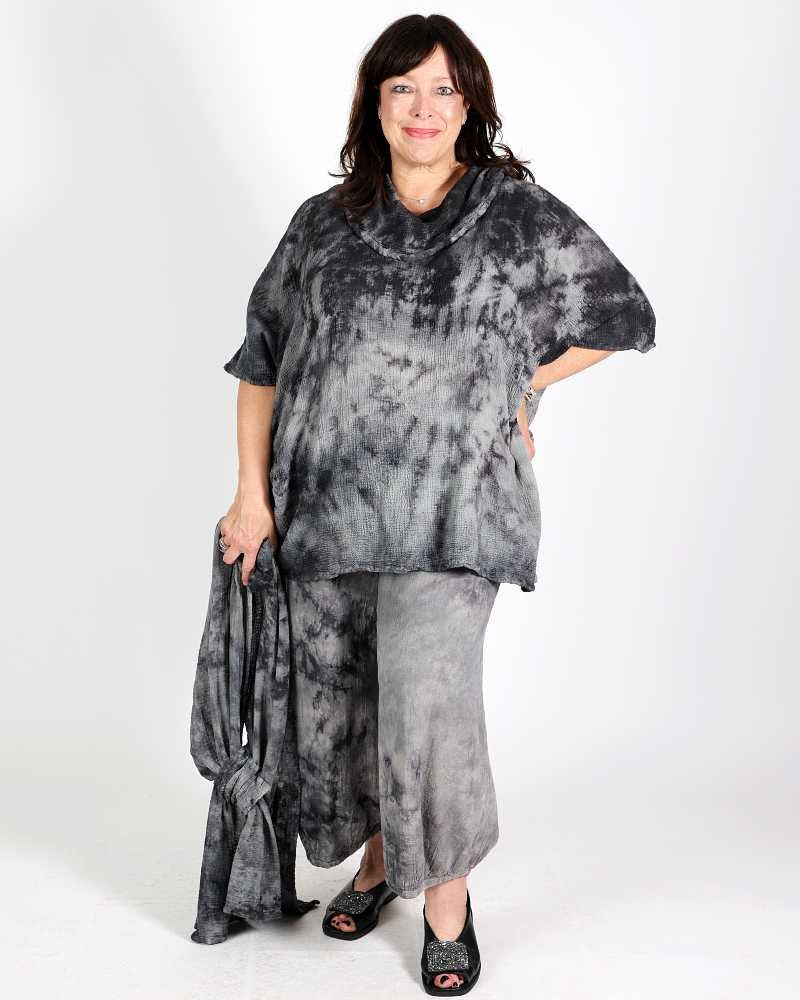 Washed Black Coraire Trousers - Oh my Gauze!