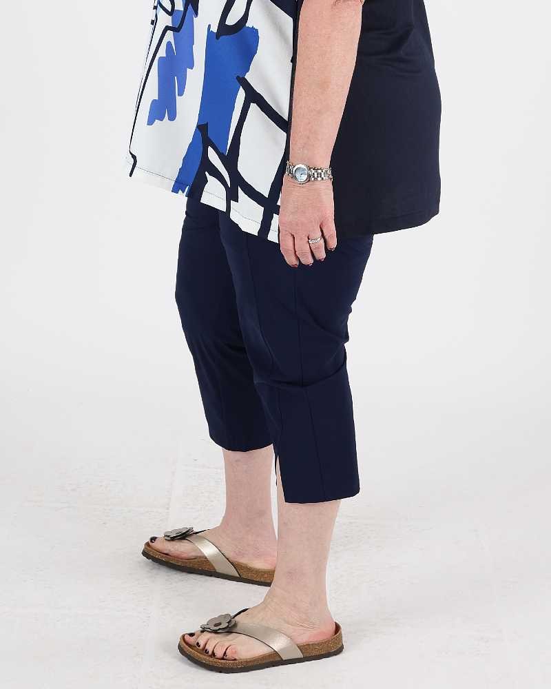 Nata Navy Blue Trousers - G!OZE