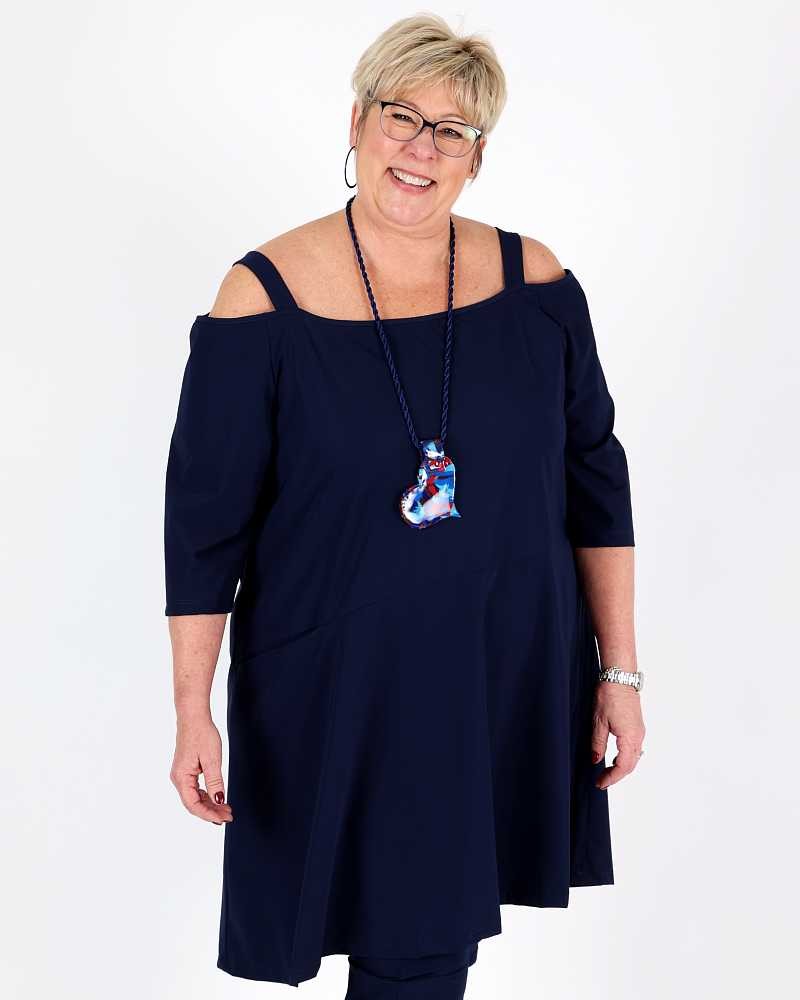 Nicole Navy Blue Dress - G!Ozé