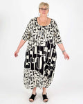 Black and White Nectarine Dress - G!Ozé