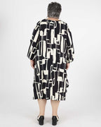 Black & White Dress Mother-of-pearl - G!Ozé