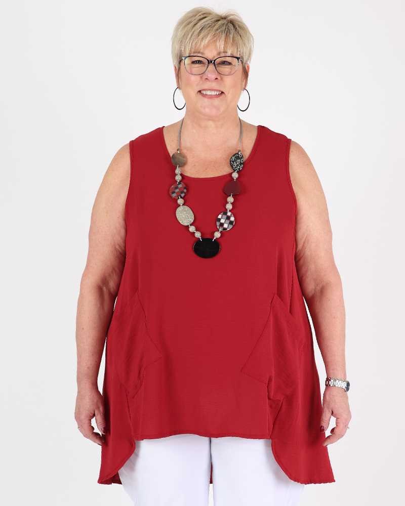 Bordeaux camisole Noah - G!OZE