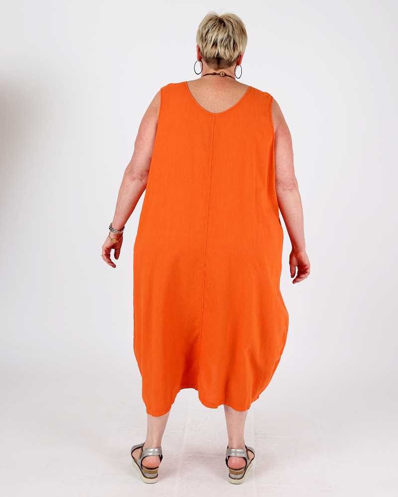 Niac Orange Dress - G!Ozé