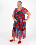 Coquelicot Mesh Dress - Maloka