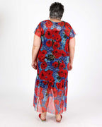 Coquelicot Mesh Dress - Maloka