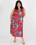 Angie Poppy Dress - Maloka
