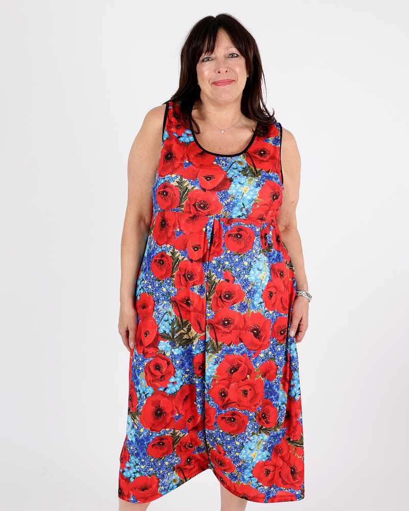Angie Coquelicot  Dress - Maloka
