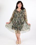 Mesh Dress In The Wind - Maloka