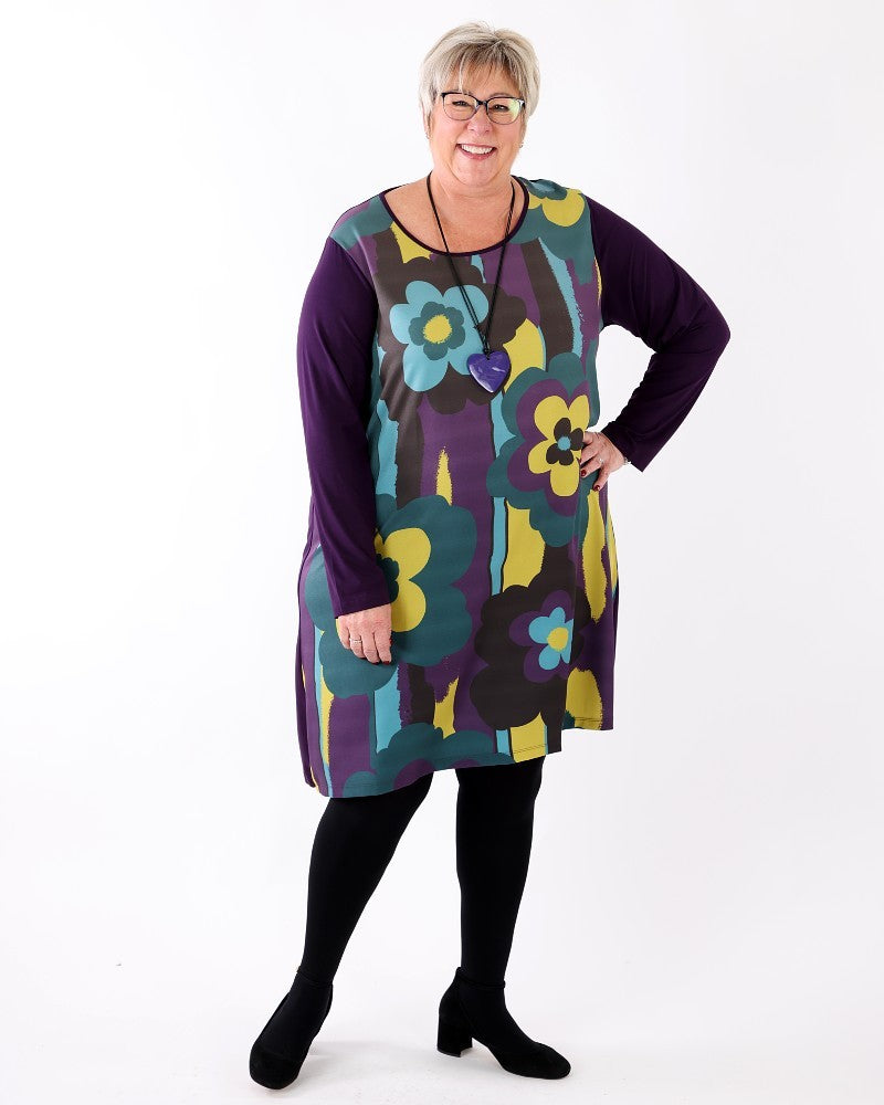 Penelope Mauve Dress - G!Ozé