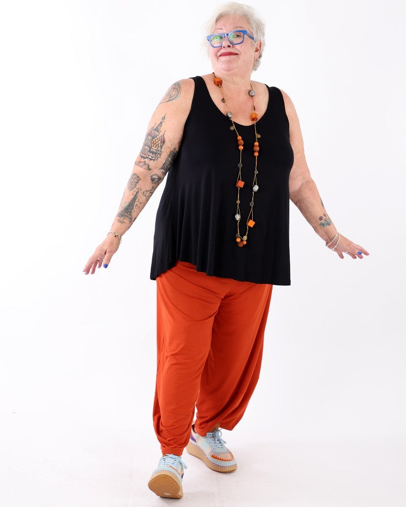 Orange Paul trousers - G!Ozé