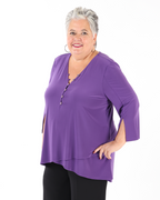 Silky Knit Flared Tunic - Joseph Ribkoff
