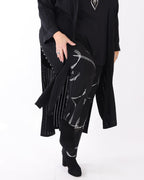 Silky Knit Abstract Print Pull-On Pants - Joseph Ribkoff