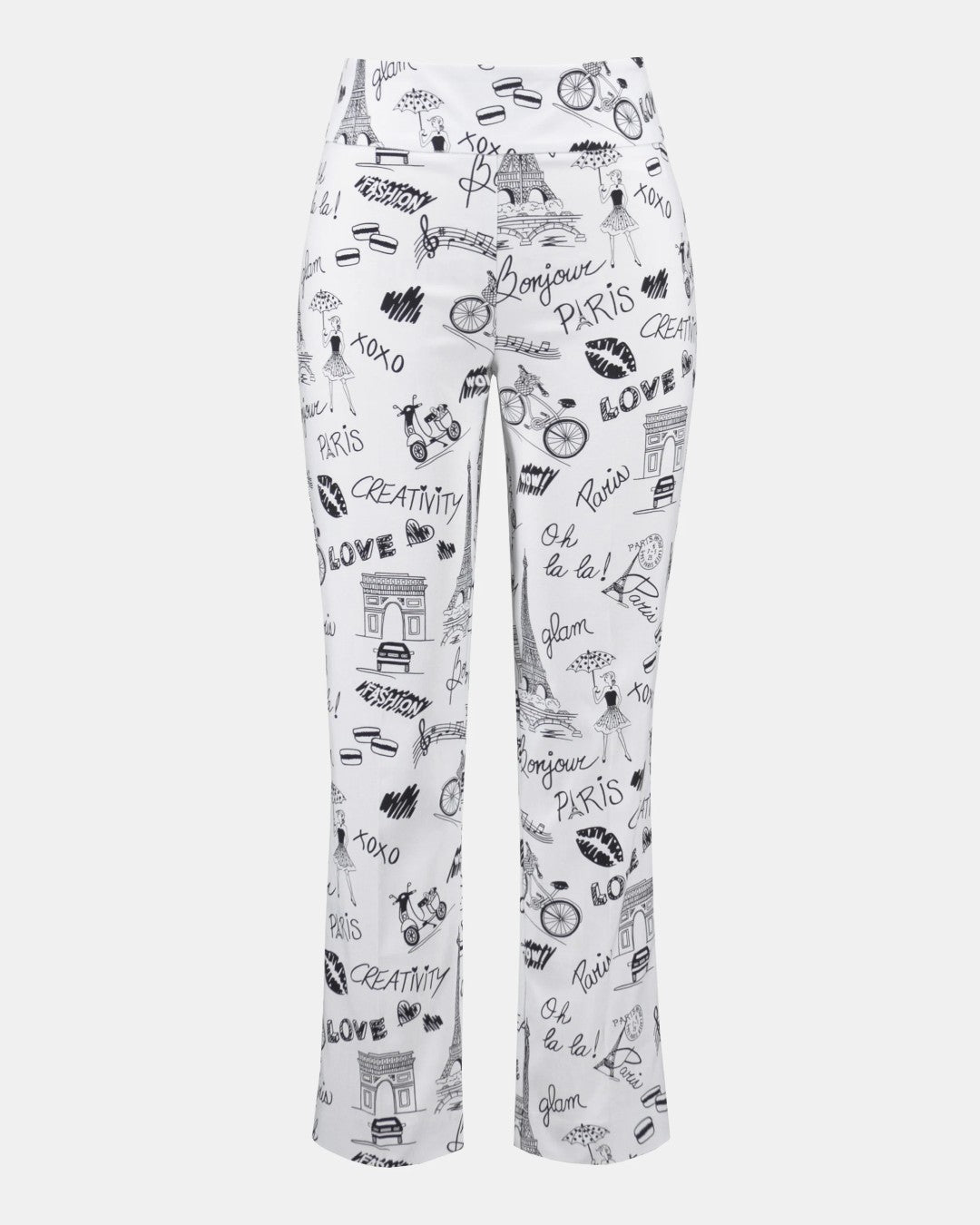 Millennium Printed Straight Leg Pants - Joseph Ribkoff