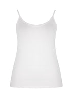 Basic white viscose tank top _ Matt