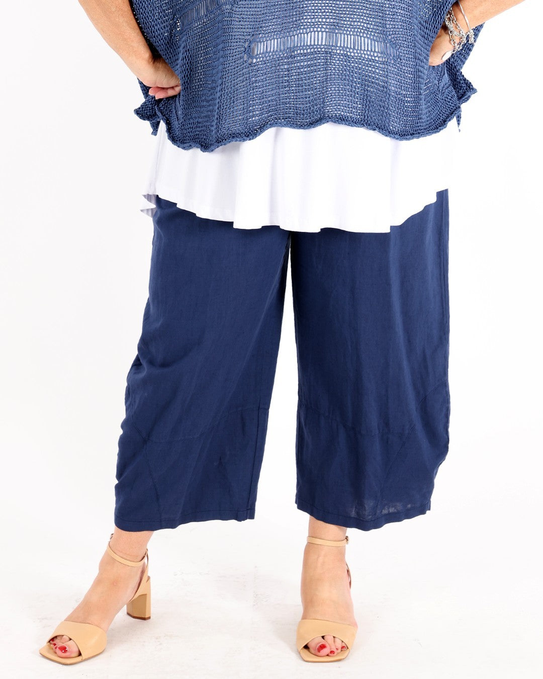 Navy Blue Noggia Pants - G!Ozé