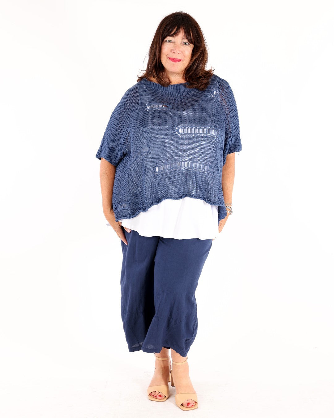 Navy Blue Noggia Pants - G!Ozé
