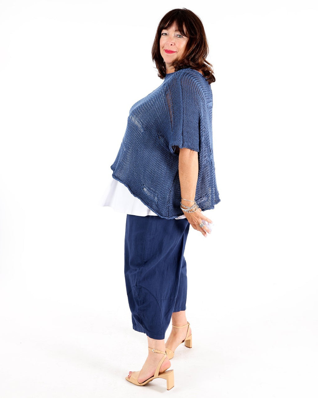 Navy Blue Noggia Pants - G!Ozé