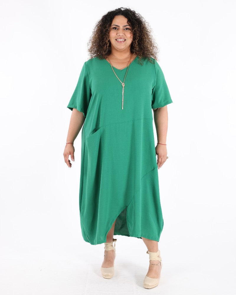 Romania Green Dress - G!Ozé