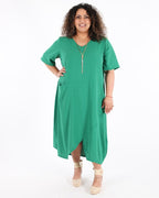 Romania Green Dress - G!Ozé
