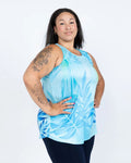 Ocean Oasis Perfect Tank Top Round Neck - Black LABB