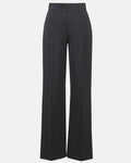 Joseph Ribkoff Grey Scuba Jersey Pull-On Wide Leg Pants