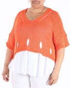 Orange Cherry Sweater - Marie the Moon