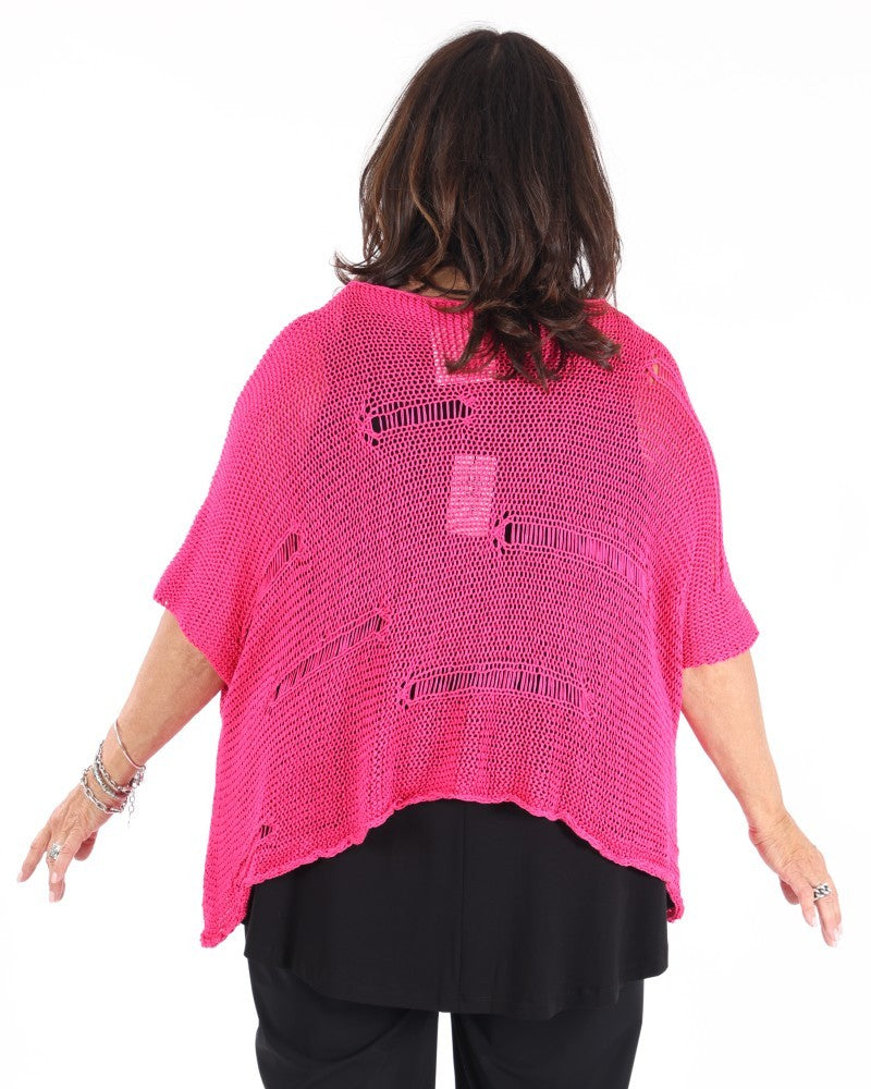 Fuchsia banana sweater - Marie la Lune