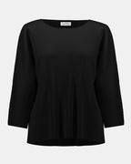 Pleated Scuba Crepe Boxy Top - Joseph Ribkoff