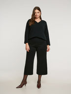 Agape Black Pants - Matte