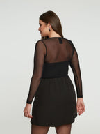 Black fishnet top - Matt