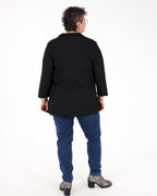 Textured Knit A-Line Tunic - Joseph Ribkoff