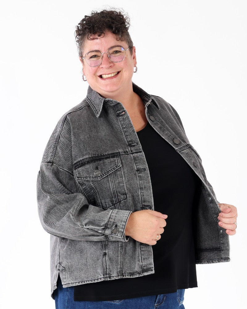 Grey denim jacket - Matt