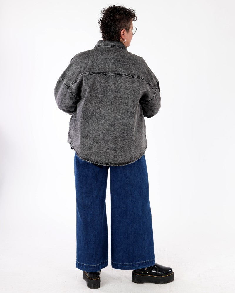 Grey denim jacket - Matt