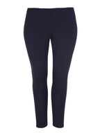 Navy Blue Basic Viscose Leggings - Matt