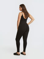 Black Basic Viscose Leggings - Dull Finish