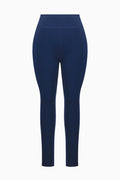 Navy Nylon and Spandex Shaping Leggings – Joseph Ribkoff