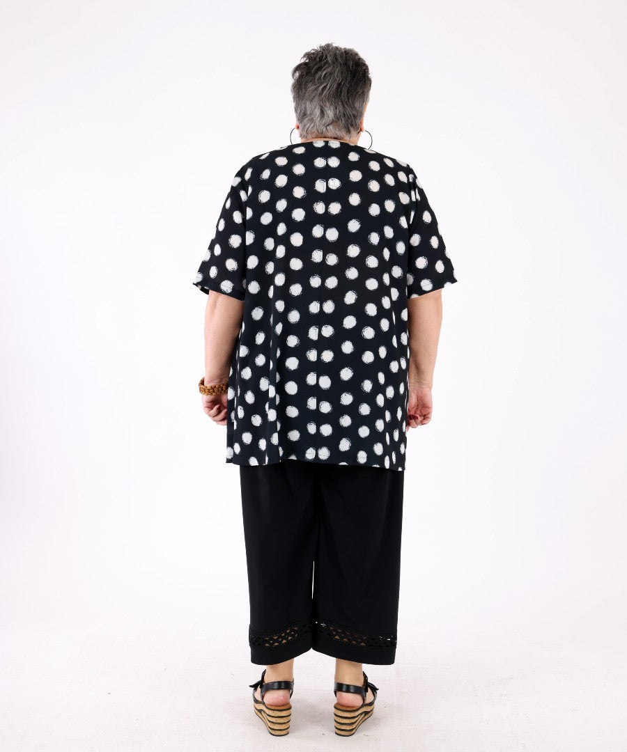 Daisy and Polka Dot Print Tunic - G!Ozé