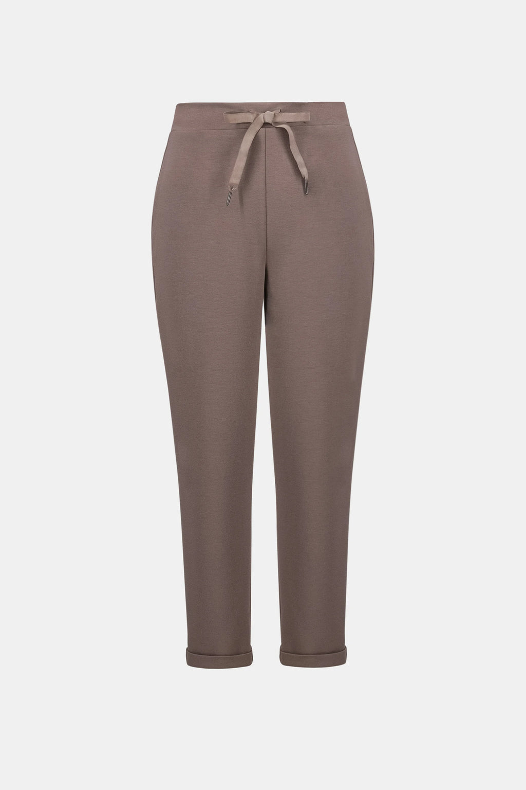 Pull-on scuba jersey jogger pants with drawstring waist - Joseph Ribkoff