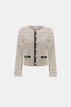 Blouson en bouclé à carreaux - Joseph Ribkoff