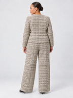 Blouson en bouclé à carreaux - Joseph Ribkoff