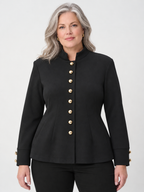 Blouson ajusté à col militaire - Joseph Ribkoff
