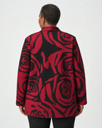 Manteau long à motif floral - Joseph Ribkoff