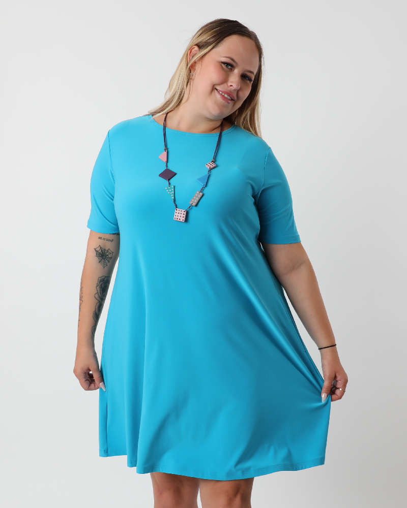Dress Splash Blue - Sympli